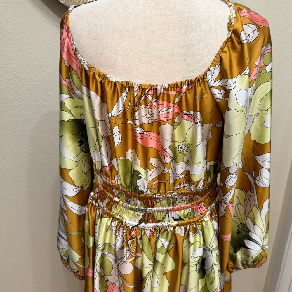 Floral Asymmetrical Dress